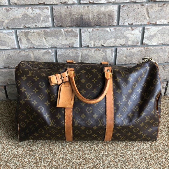 SOLD—-Authentic Louis Vuitton Keepall 50 - Picture 2 of 8